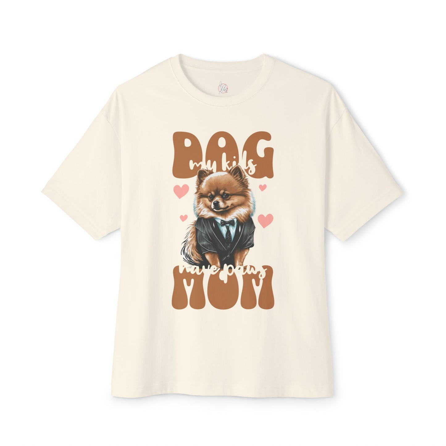 Oversized Dog Mom T-Shirt | Cute & Comfy Pet Lover Tee - FPD