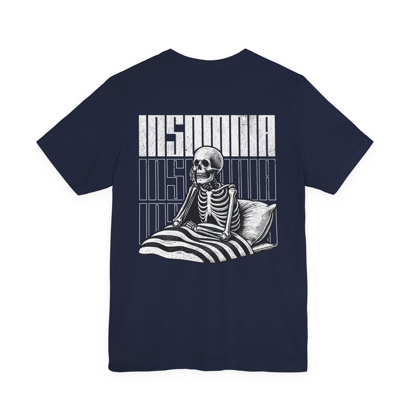 F&BPD - Unisex T-shirt - Insomnia Tee – Late Night Mind Battle Statement Shirt
