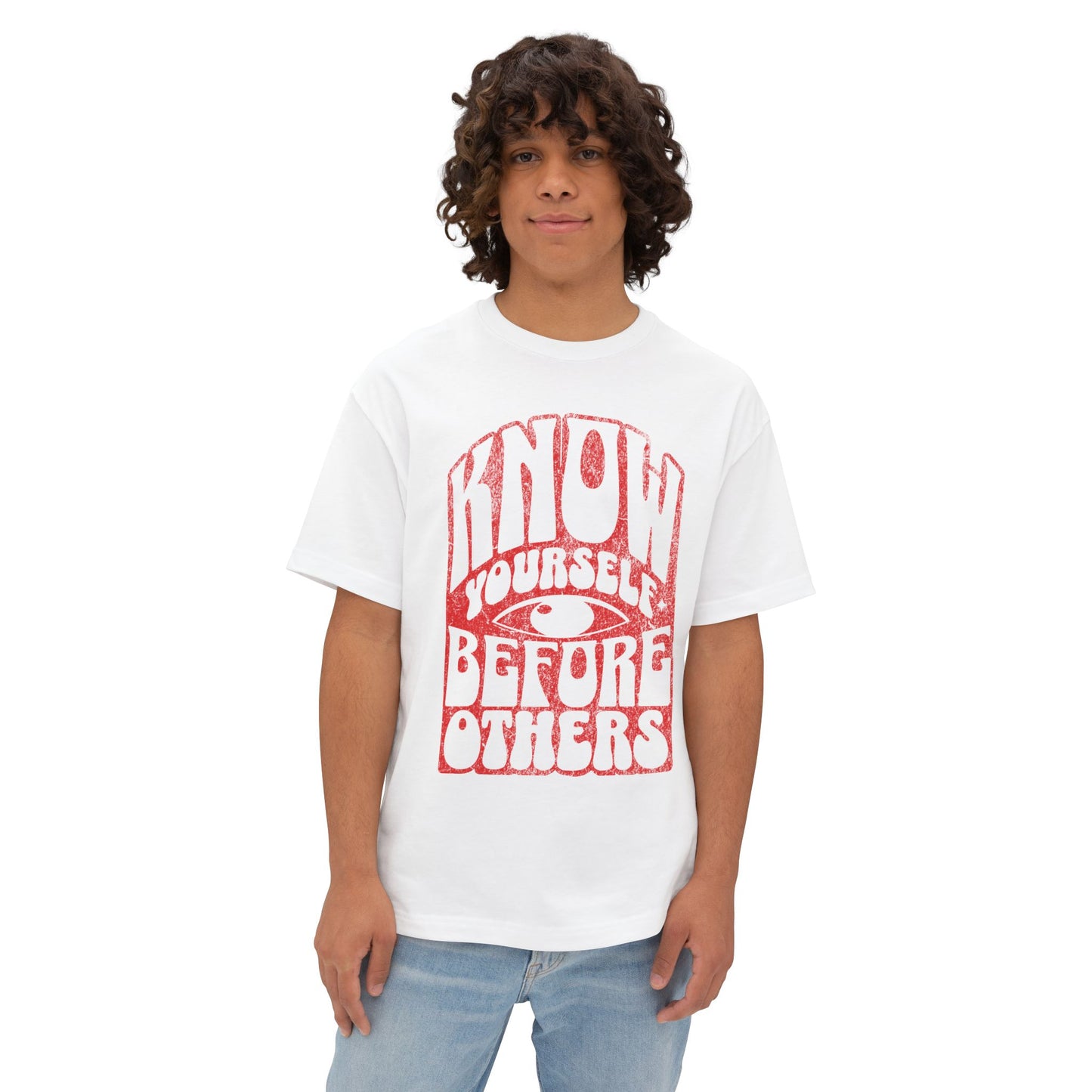 FPD - Know Yourself Before Others Oversized Tee — Self-Awareness Statement Shirt