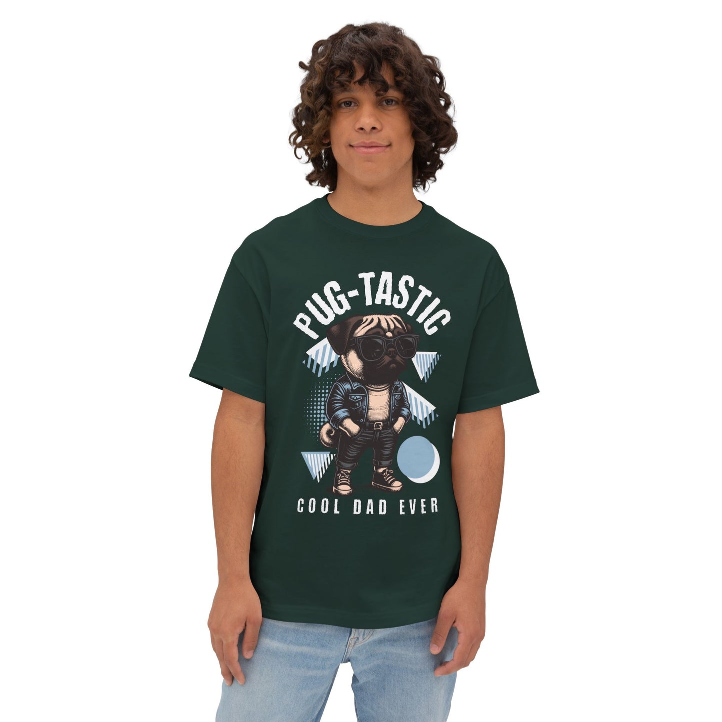 FPD - Pugtastic Oversized Tee – Playful Dog Lover Streetwear