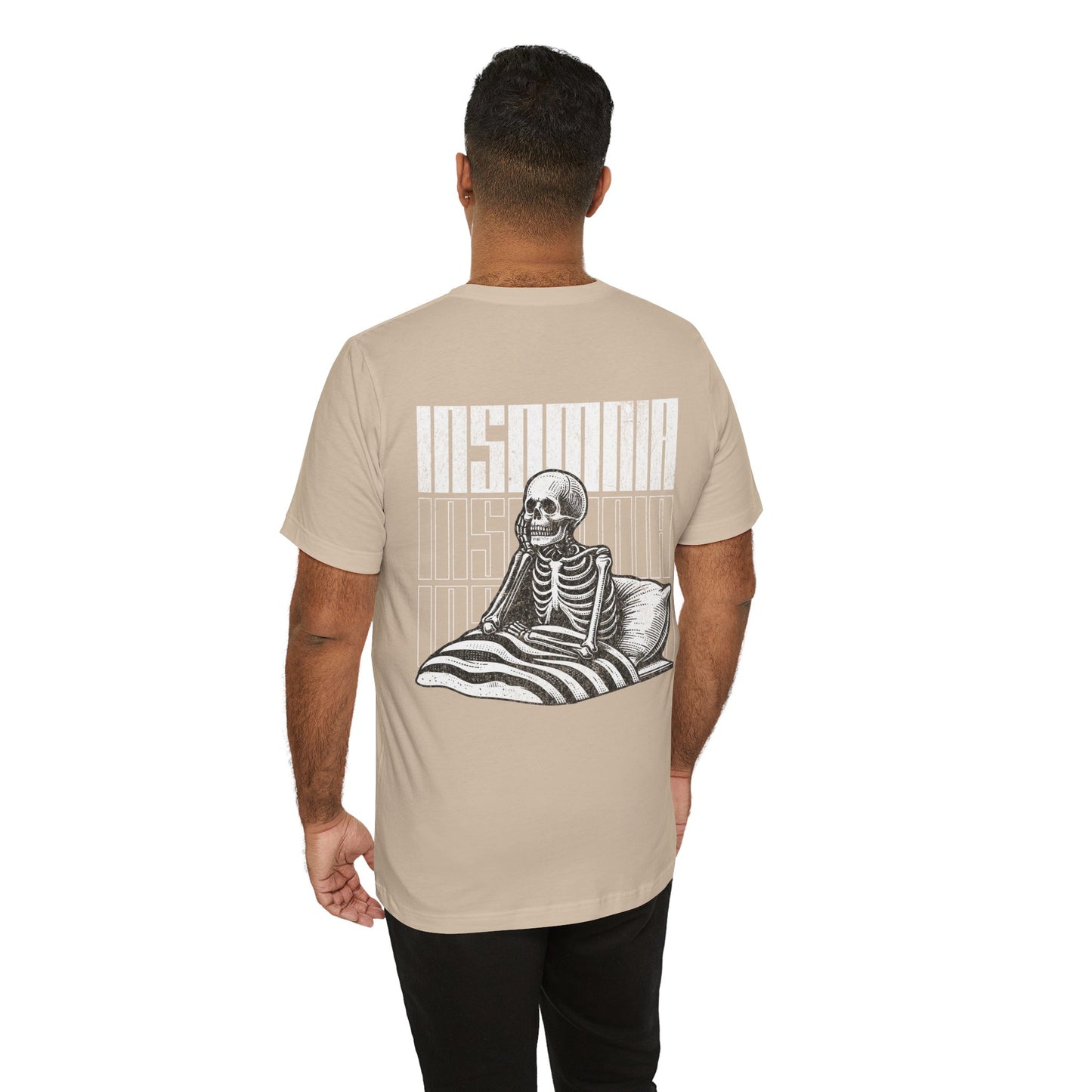 F&BPD - Unisex T-shirt - Insomnia Tee – Late Night Mind Battle Statement Shirt
