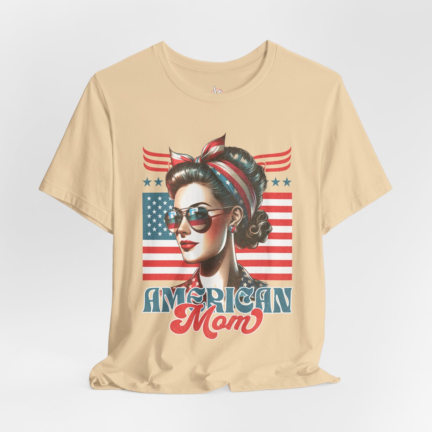American Mom T-Shirt – Patriotic Tee for Moms