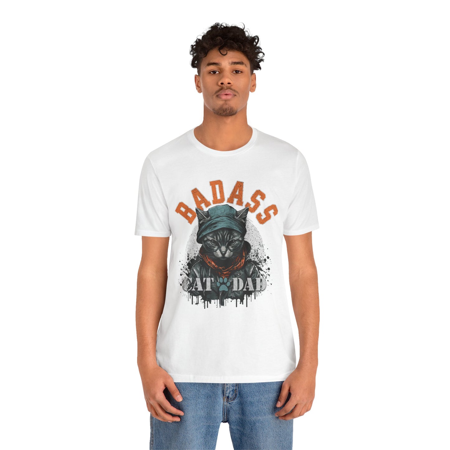 Badass Cat Dad Unisex T-Shirt – Funny Cat Lover Tee for Proud Pet Owners - FPD