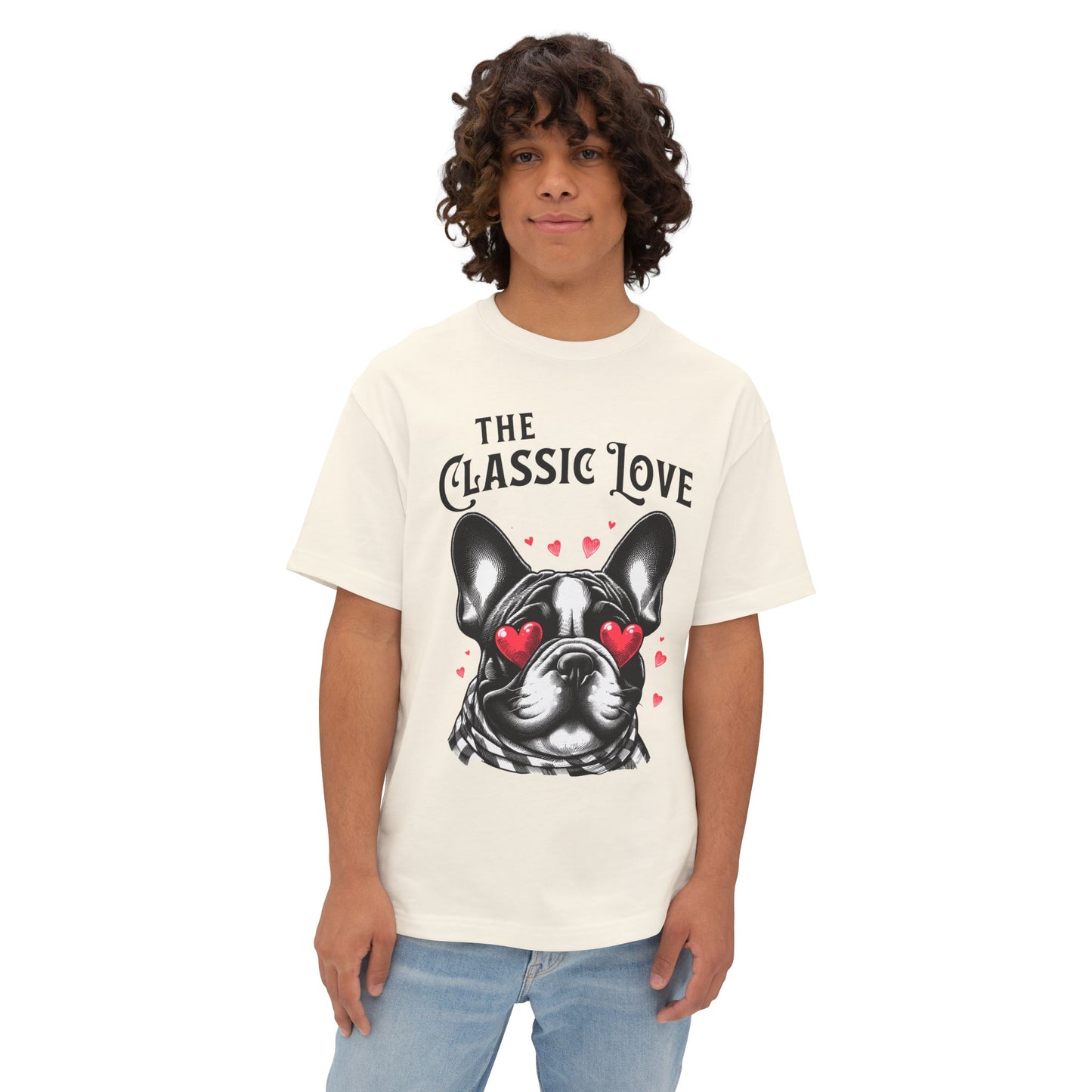 FPD - Pug Classic Love Oversized Tee – Cute Dog Lover Streetwear