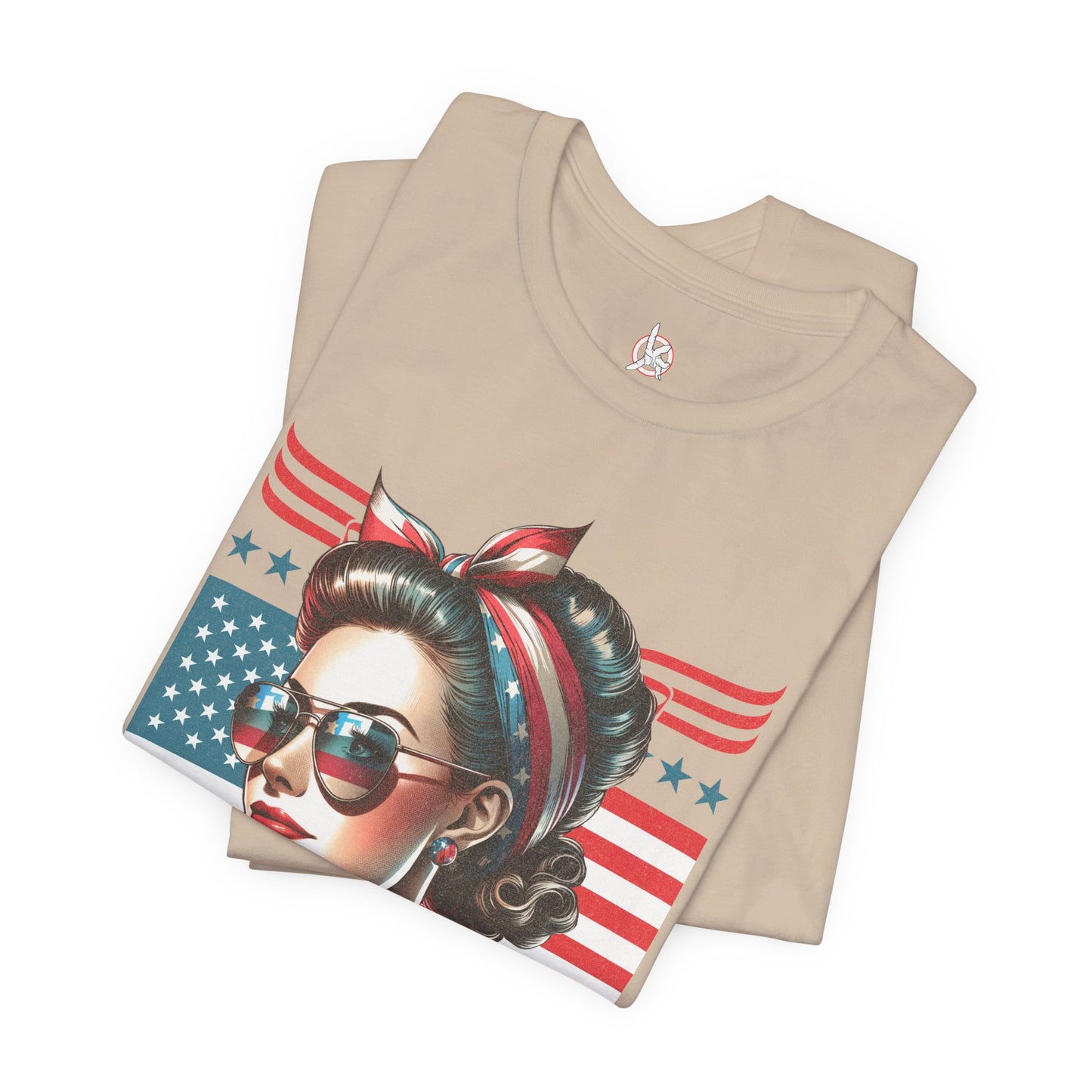 American Mom T-Shirt – Patriotic Tee for Moms