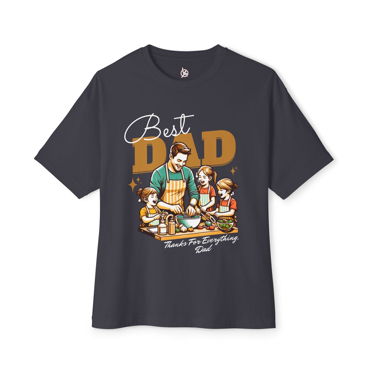 Best Dad Oversized T-Shirt – Relaxed Fit | Father’s Day Gift