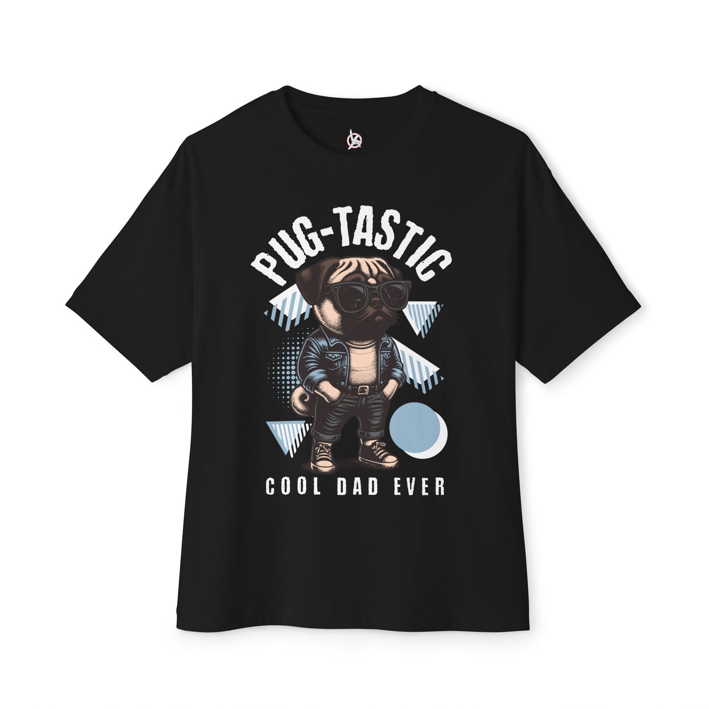 FPD - Pugtastic Oversized Tee – Playful Dog Lover Streetwear
