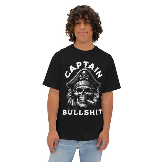 FPD - Captain Bullshit Oversized Tee — Myth-Buster & Truth-Seeker Shirt