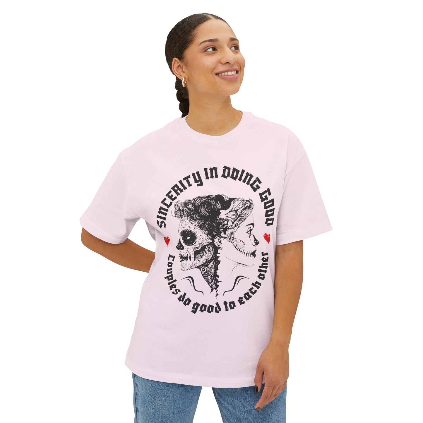 FPD - Sincerity in Doing Good Oversized Tee – Kindness Statement Shirt