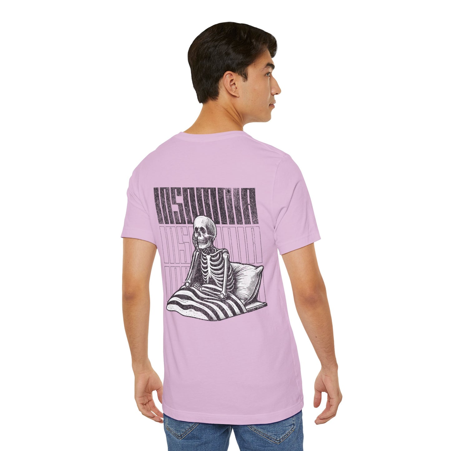 F&BPD - Unisex T-shirt - Insomnia Tee – Late Night Mind Battle Statement Shirt