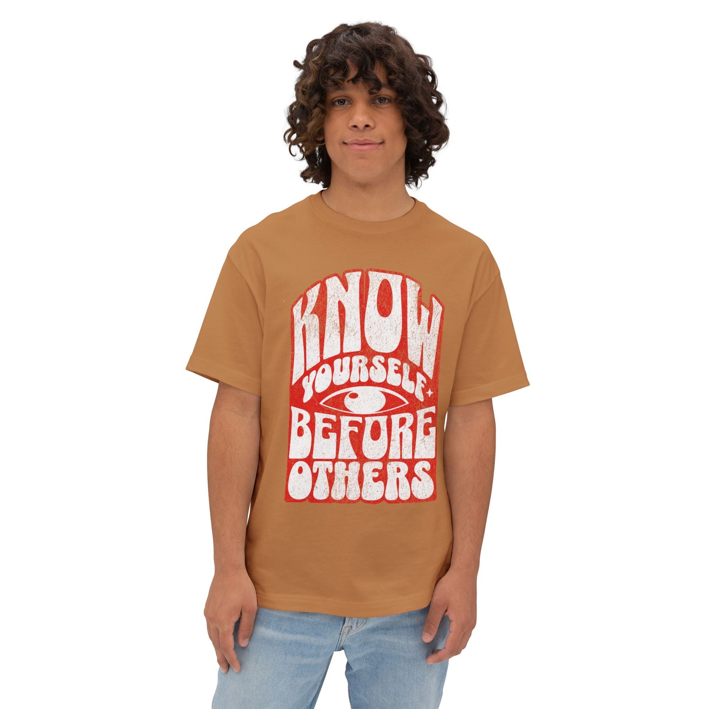 FPD - Know Yourself Before Others Oversized Tee — Self-Awareness Statement Shirt
