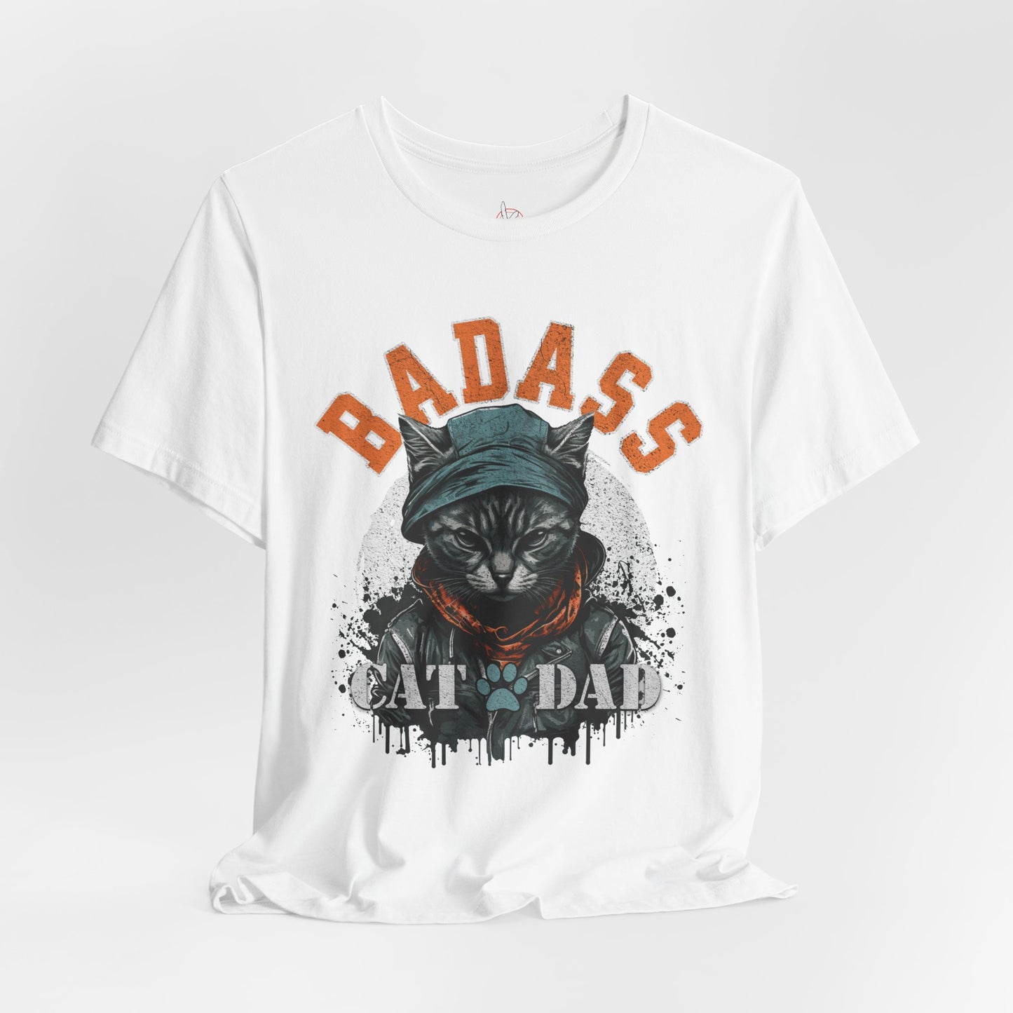 Badass Cat Dad Unisex T-Shirt – Funny Cat Lover Tee for Proud Pet Owners - FPD