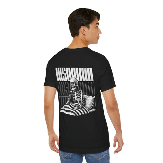 F&BPD - Unisex T-shirt - Insomnia Tee – Late Night Mind Battle Statement Shirt