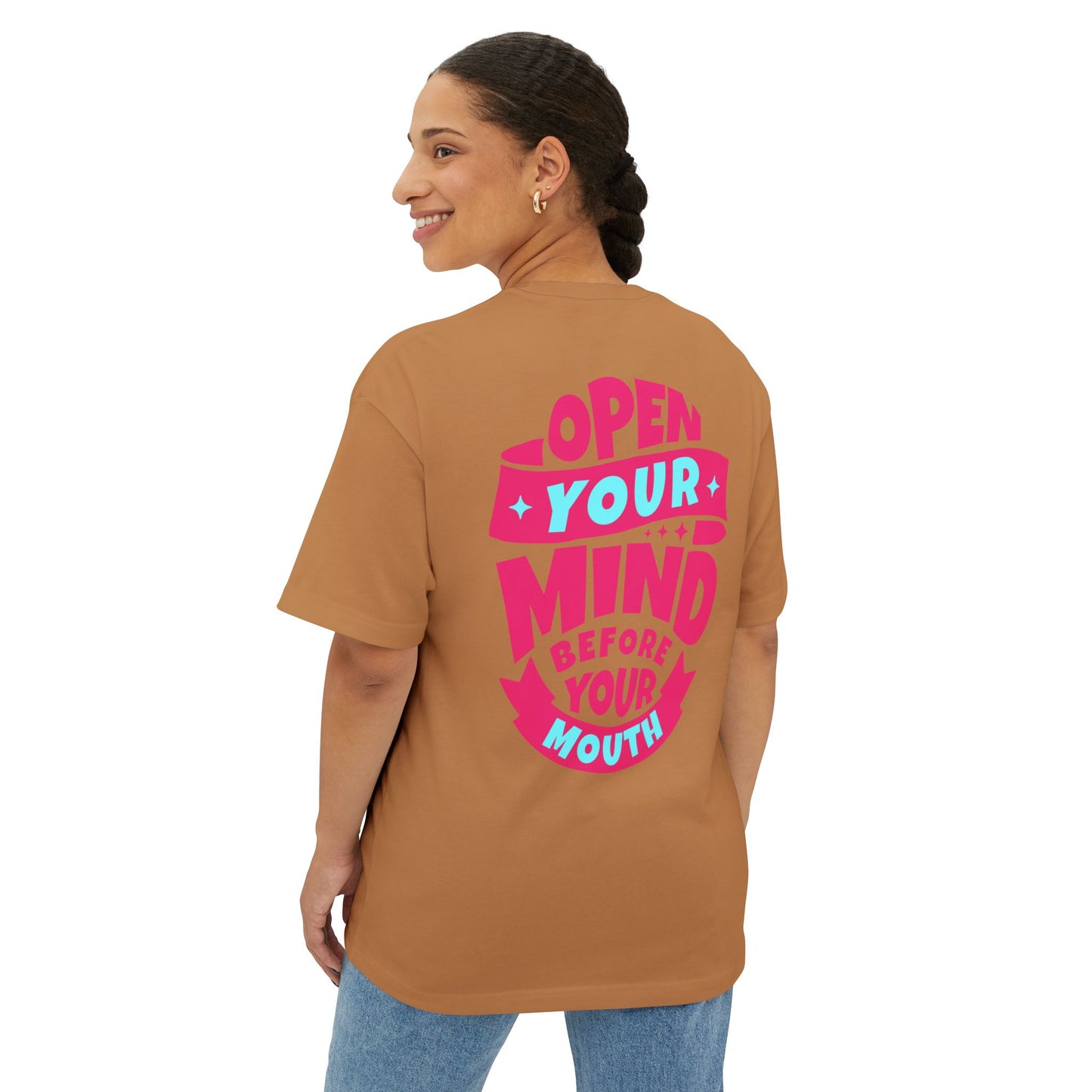 F&BPD - Open Your Mind Oversized Tee – Wisdom Statement Streetwear