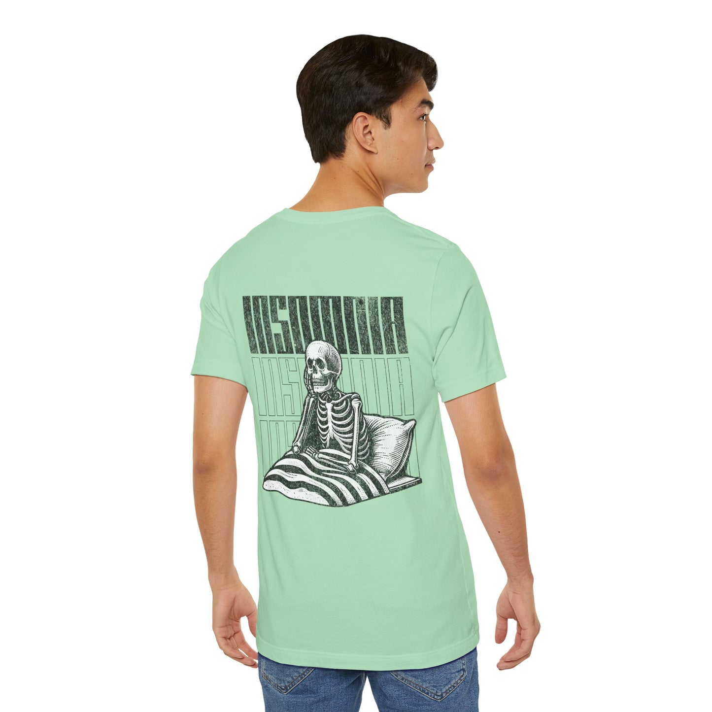 F&BPD - Unisex T-shirt - Insomnia Tee – Late Night Mind Battle Statement Shirt