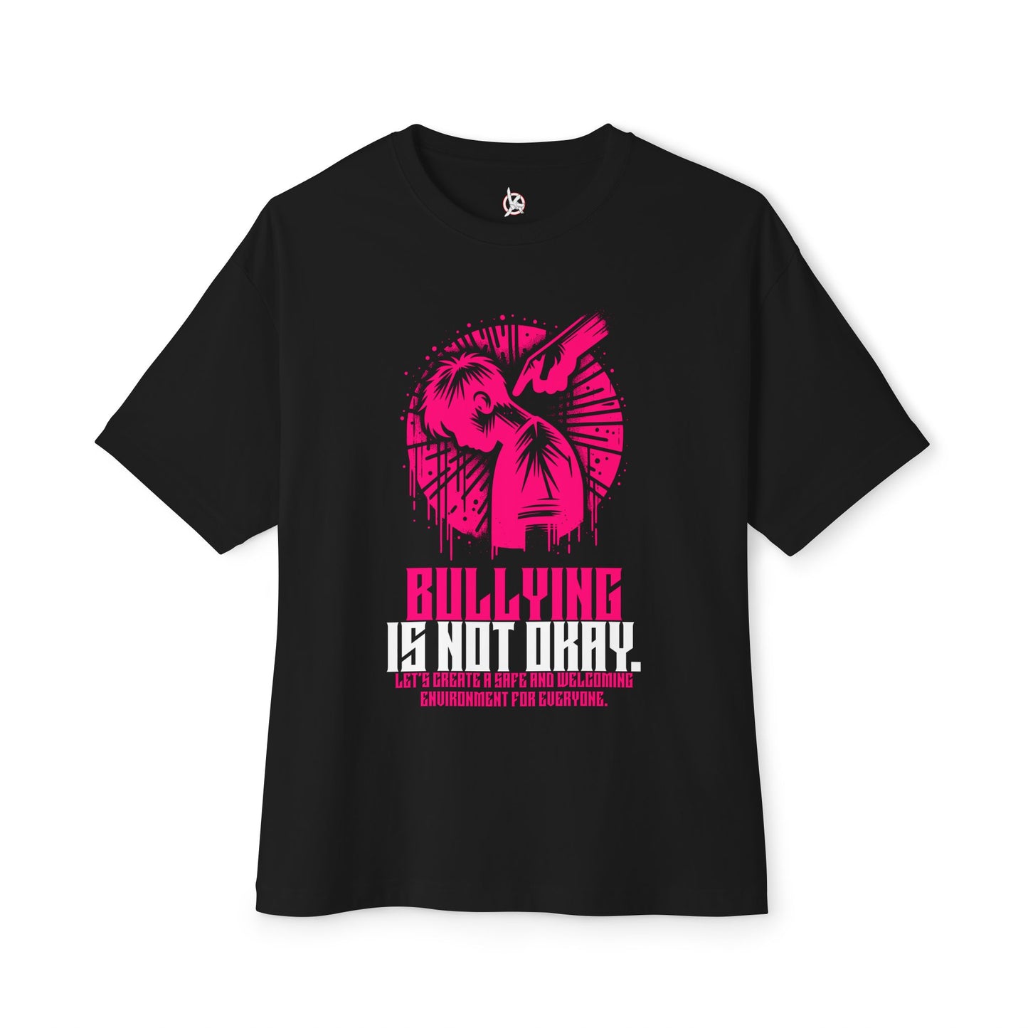 FPD - Bullying Is Not Okay Oversized Tee — Anti-Bullying Statement Shirt