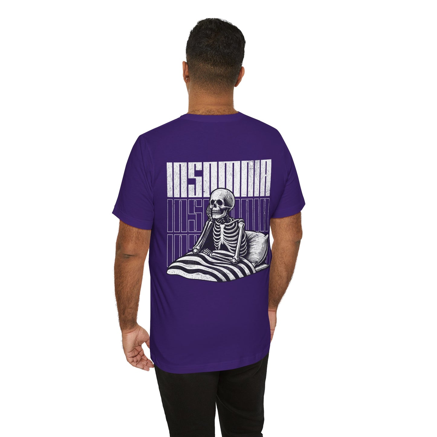 F&BPD - Unisex T-shirt - Insomnia Tee – Late Night Mind Battle Statement Shirt