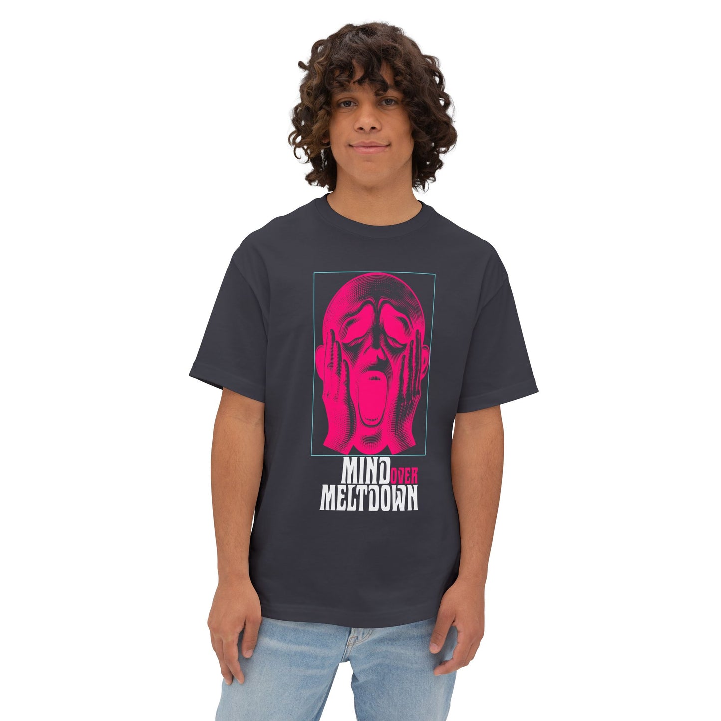 FPD - Mind Over Meltdown Oversized Tee — Mental Strength Statement Shirt