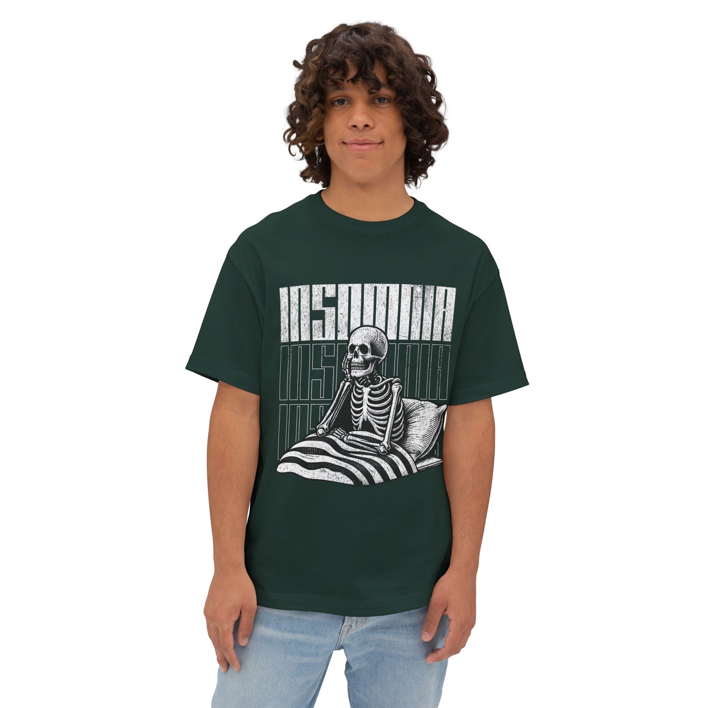 FPD - Insomnia Oversized Tee — Late Night Mind Battle Statement Shirt