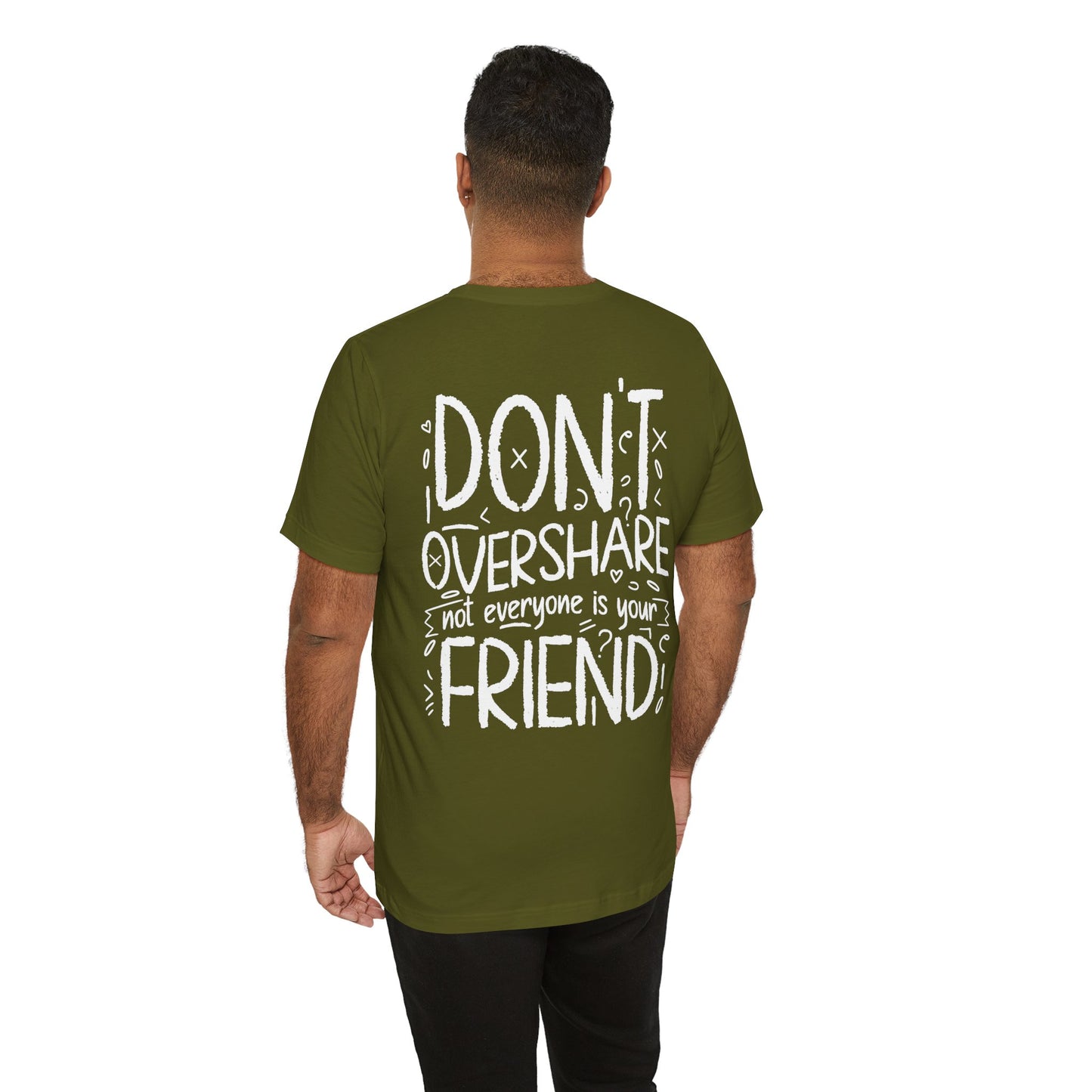 F&BPD - Don’t Overshare Unisex Tee – Boundaries Statement Shirt