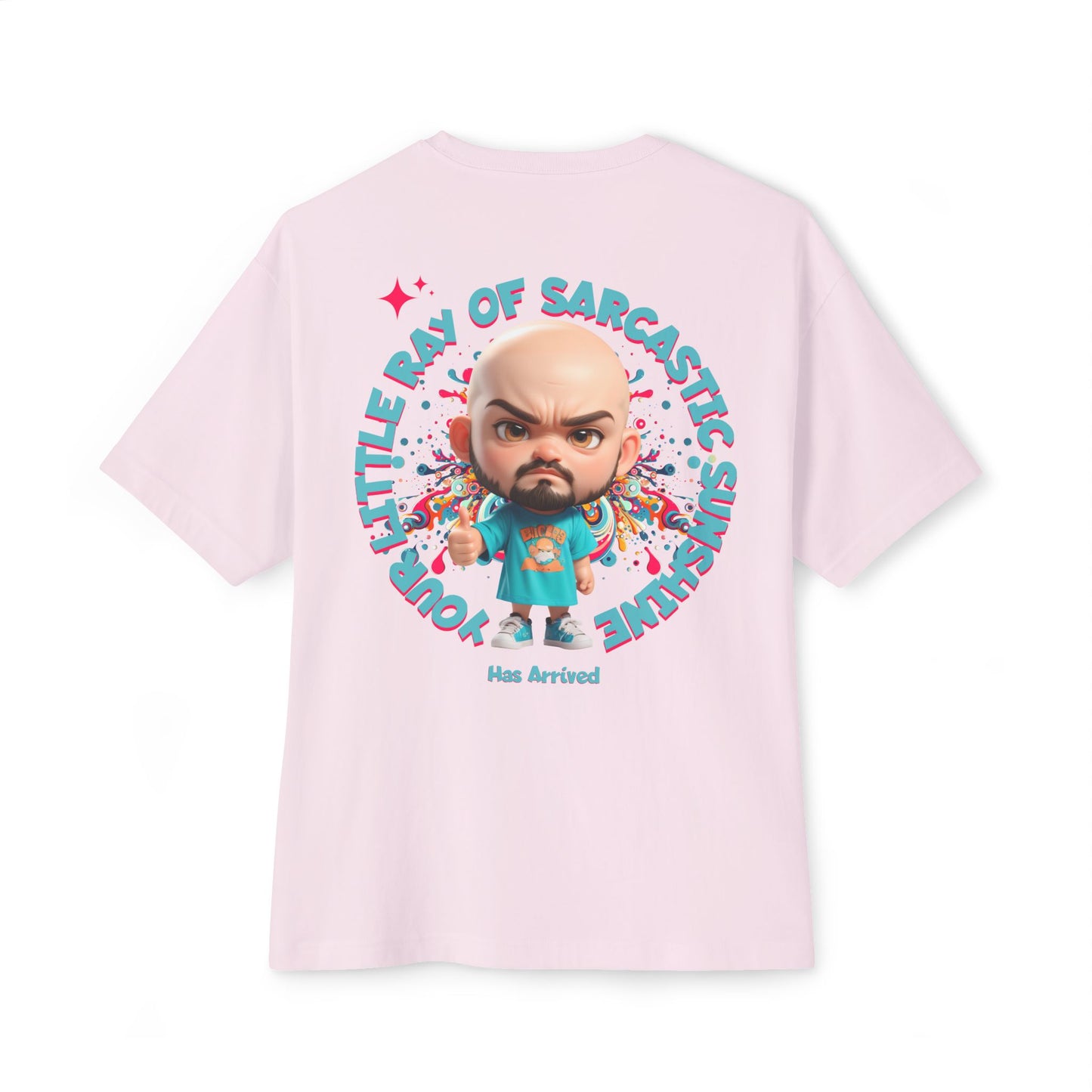 Your Little Ray of Sarcastic Sunshine Oversized Graphic Tee – BPD Humor Shirt