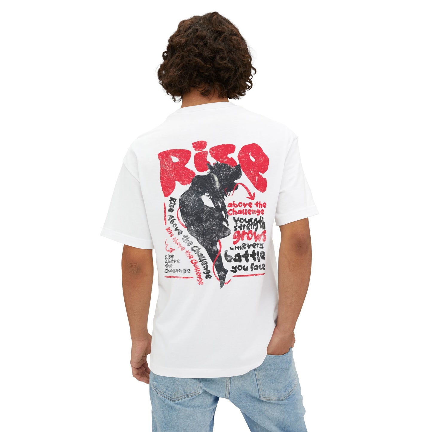 F&BPD - Rise Oversized Tee – Mental Armor & Empowerment Streetwear