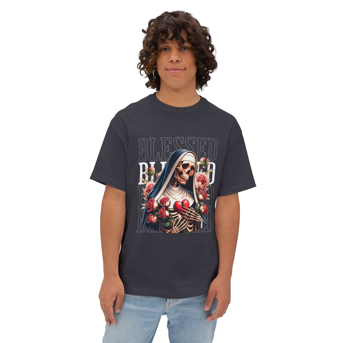 FPD - Blessed Oversized Tee – Minimalist Faith & Gratitude Shirt