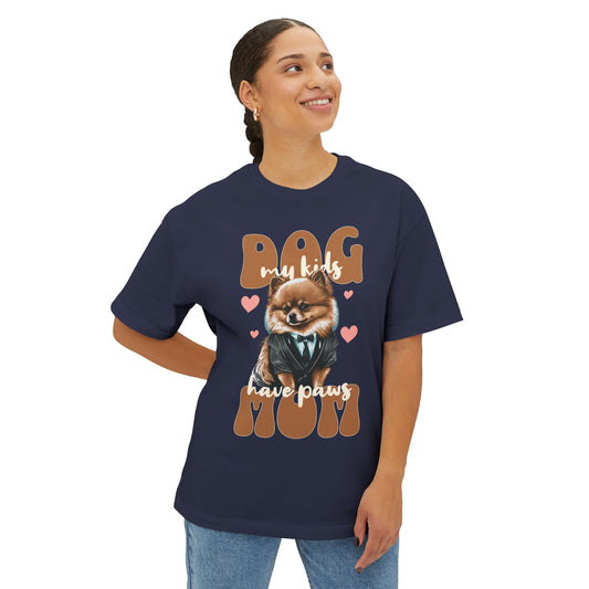 Oversized Dog Mom T-Shirt | Cute & Comfy Pet Lover Tee - FPD
