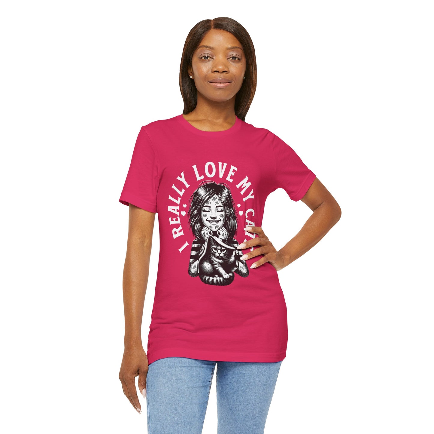 I Really Love My Cats T-Shirt | Cute Cat Lover Unisex Tee - FPD