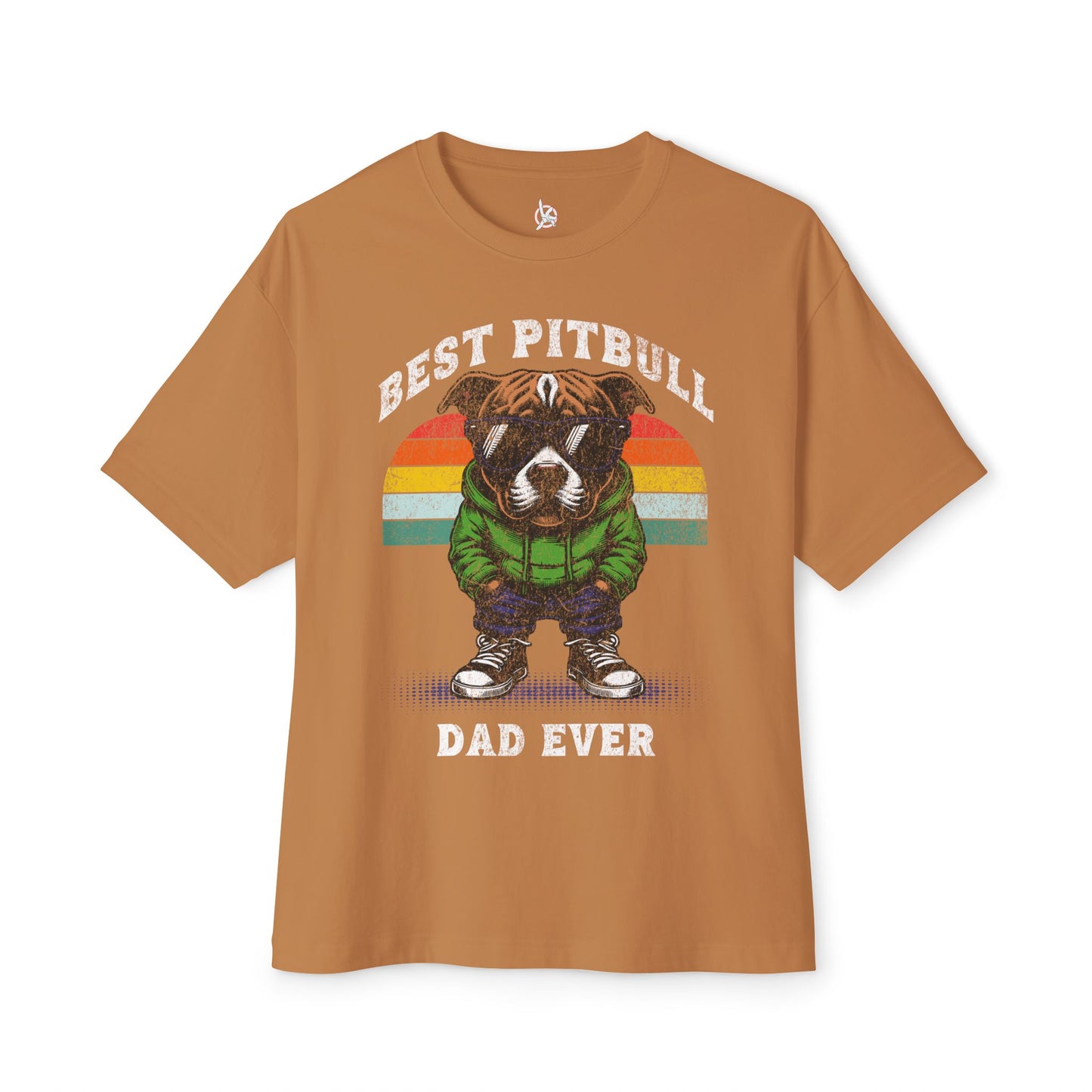 FPD - Best Pitbull Dad Oversized Tee – Dog Lover Streetwear