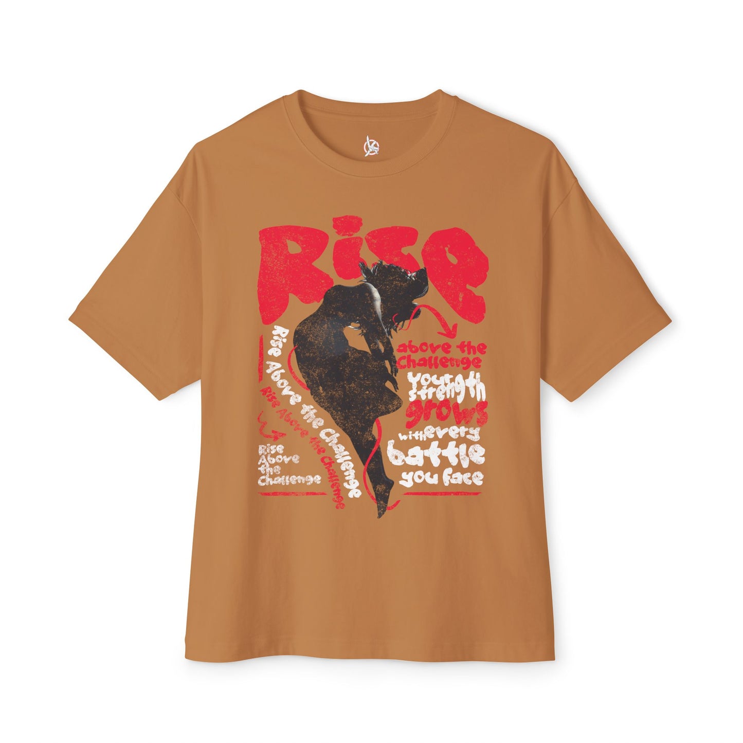 FPD - Rise Oversized Tee – Empowerment & Motivation Statement Shirt