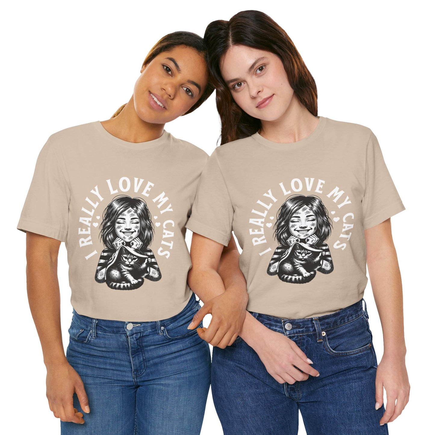 I Really Love My Cats T-Shirt | Cute Cat Lover Unisex Tee - FPD