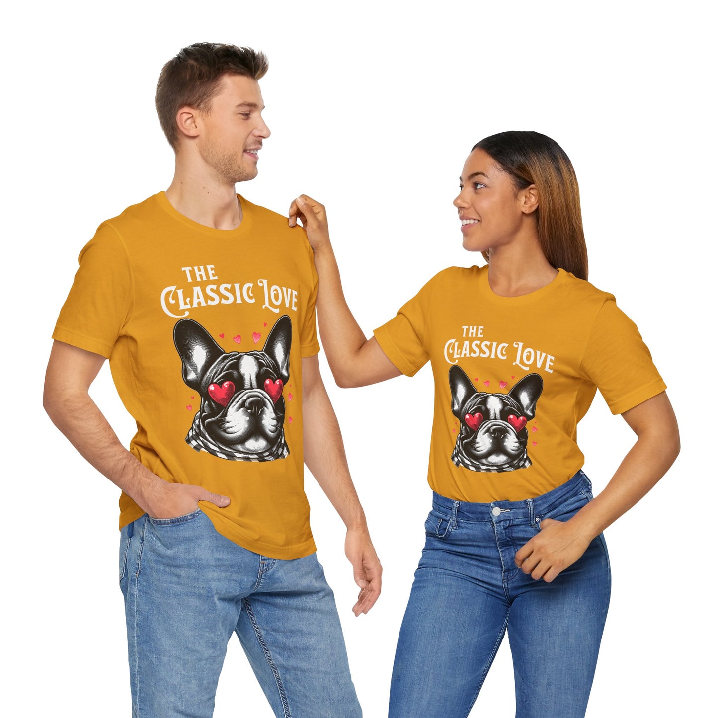 FPD - Unisex T-shirt - Pug Classic Love Tee – Cute Dog Lover Statement Shirt