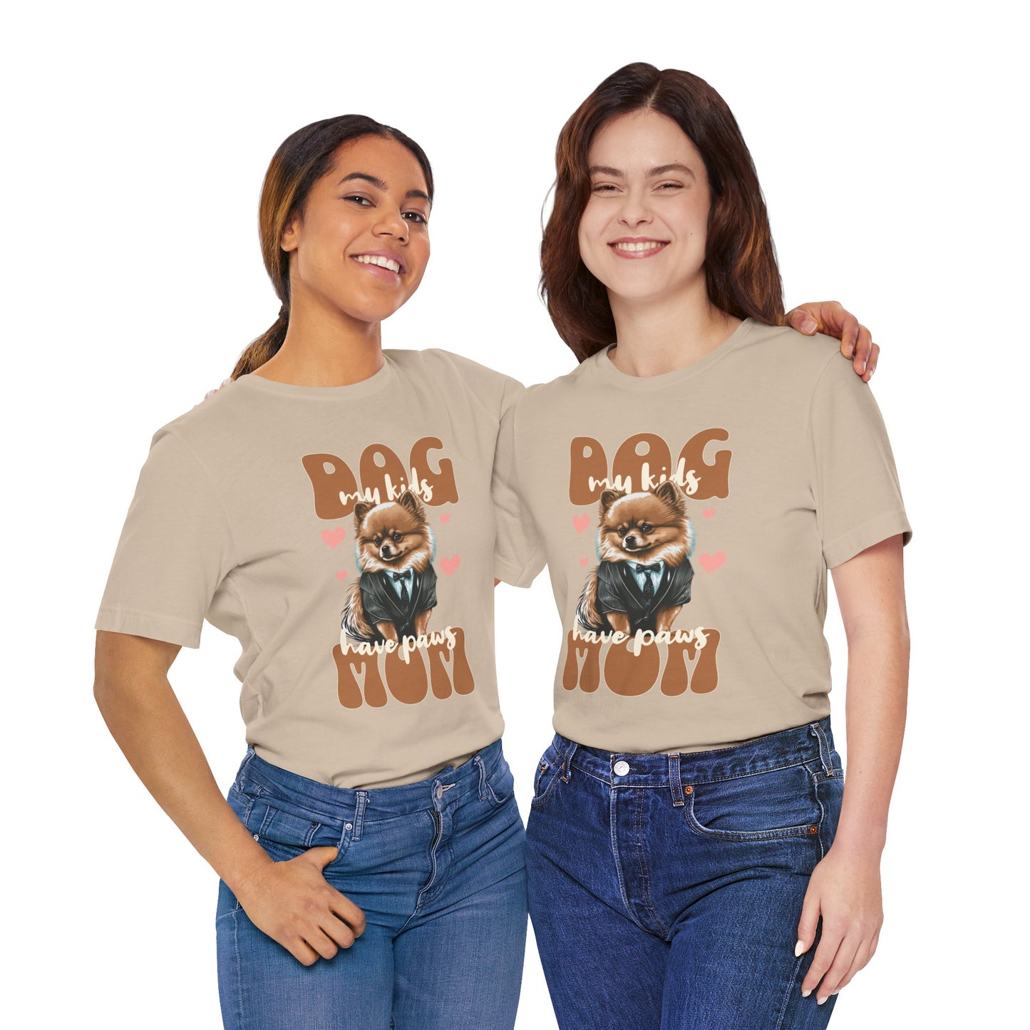 Dog Mom T-Shirt | Cute Pet Lover Unisex Tee - FPD