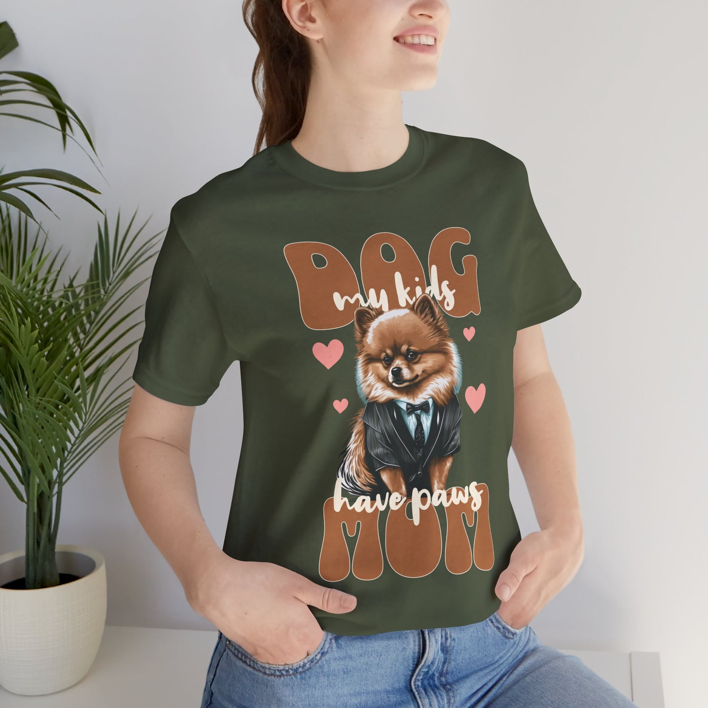 Dog Mom T-Shirt | Cute Pet Lover Unisex Tee - FPD