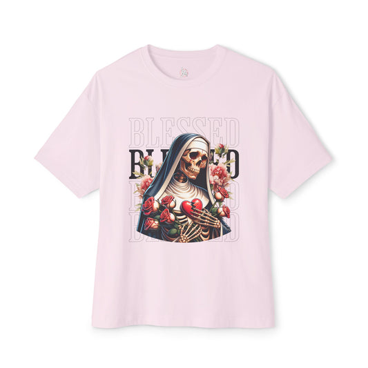 FPD - Blessed Oversized Tee – Minimalist Faith & Gratitude Shirt
