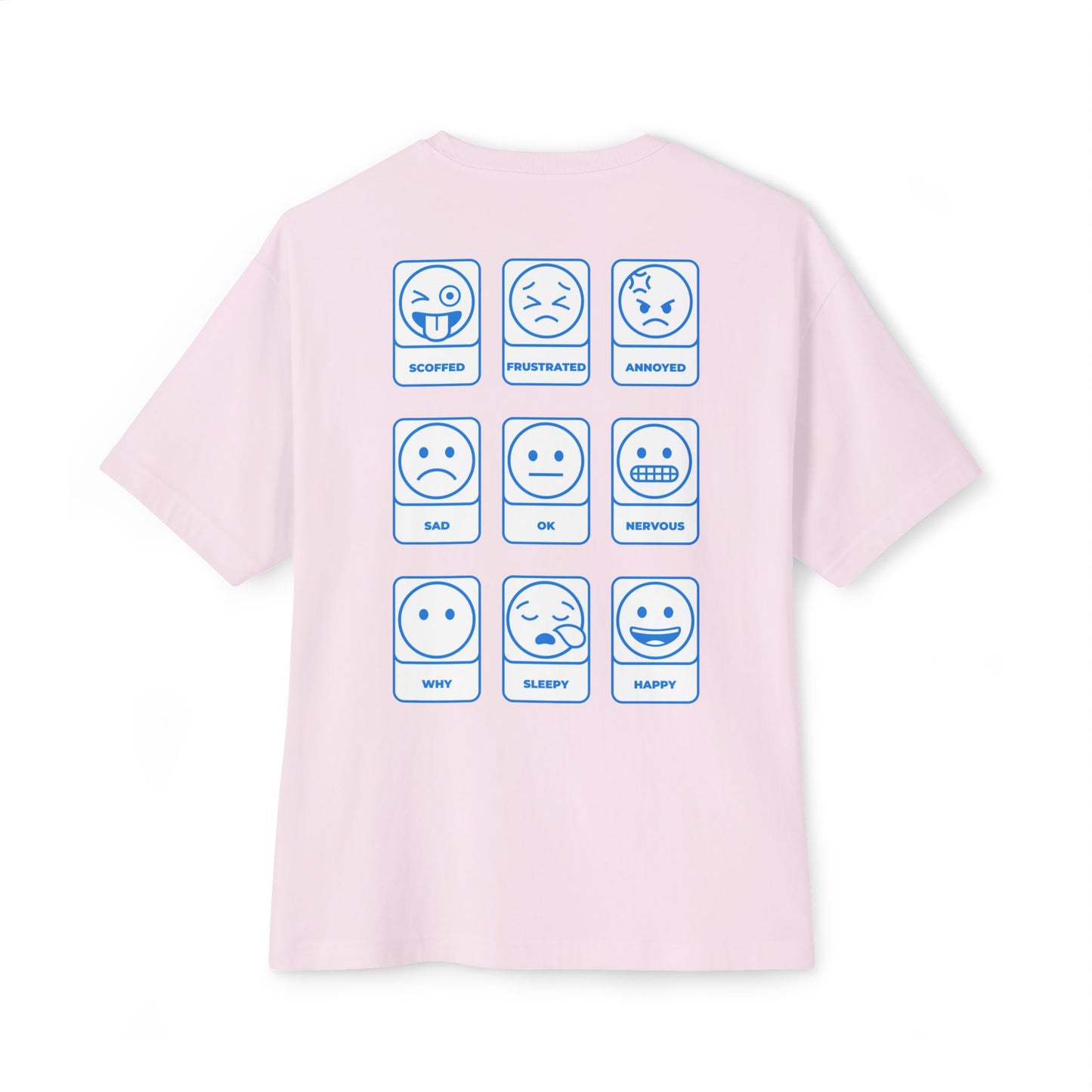 F&BPD - Emotions Oversized Tee – Expression & Emotional Awareness Streetwear