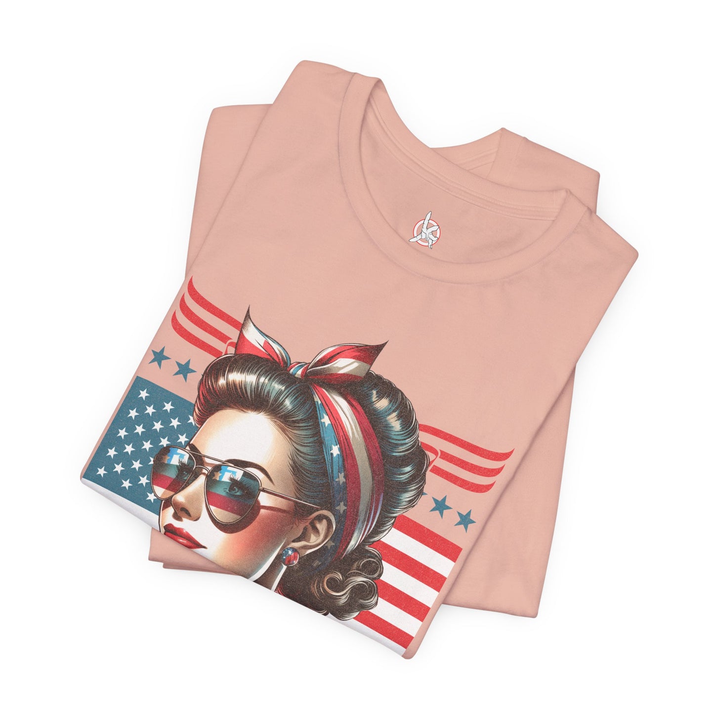 American Mom T-Shirt – Patriotic Tee for Moms