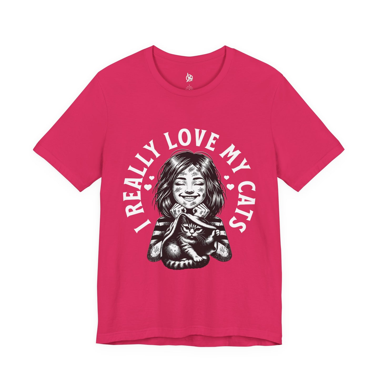 I Really Love My Cats T-Shirt | Cute Cat Lover Unisex Tee - FPD