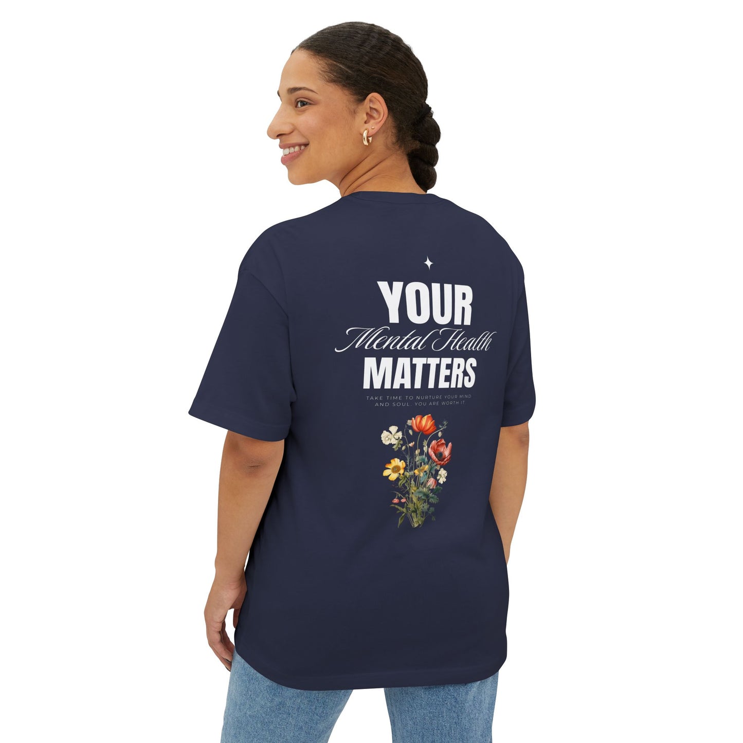 F&BPD - Your Mental Health Matters Oversized Tee – Awareness Statement Streetwear