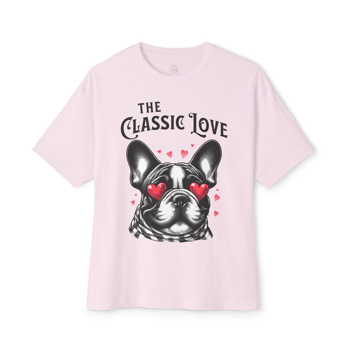 FPD - Pug Classic Love Oversized Tee – Cute Dog Lover Streetwear