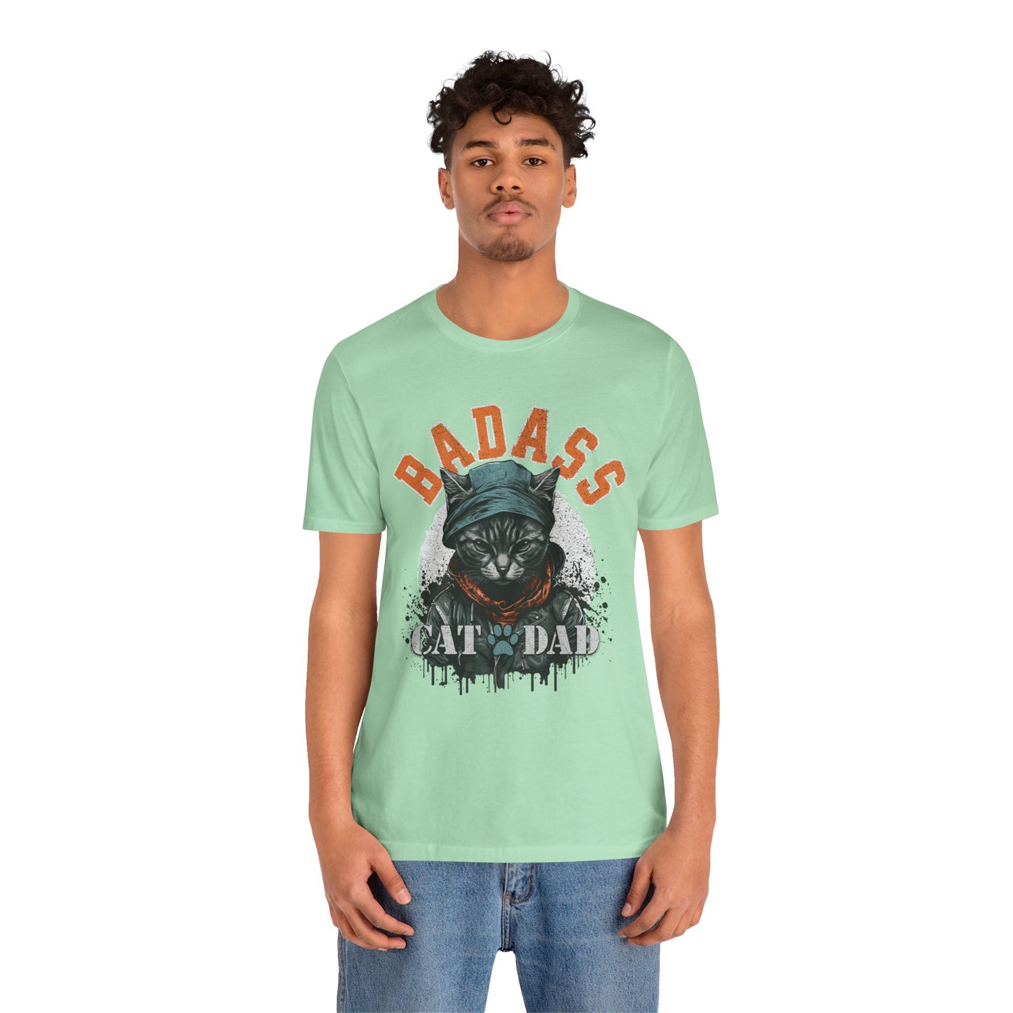 Badass Cat Dad Unisex T-Shirt – Funny Cat Lover Tee for Proud Pet Owners - FPD