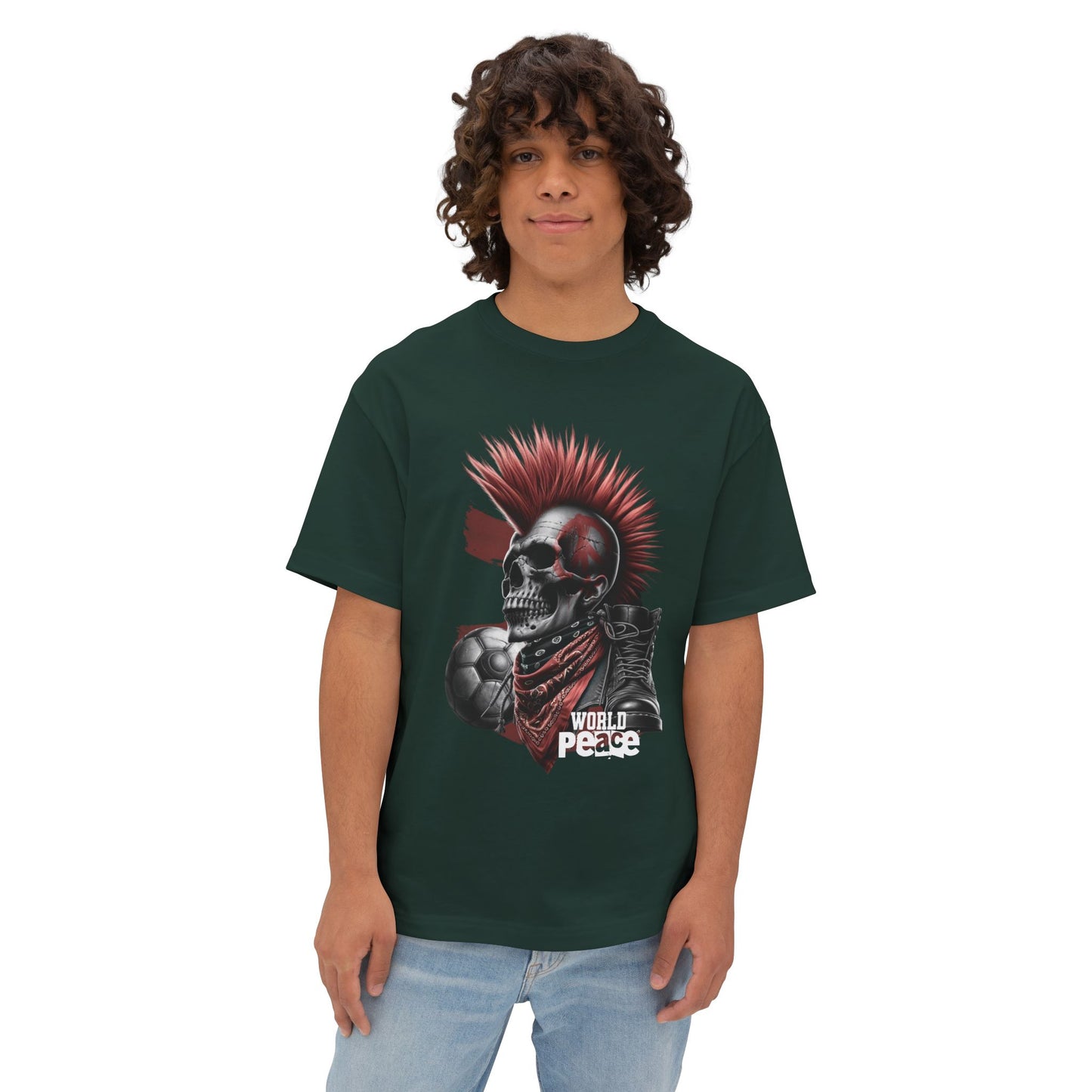 FPD - World Peace Oversized Tee — Dreamer & Peacemaker Statement Shirt