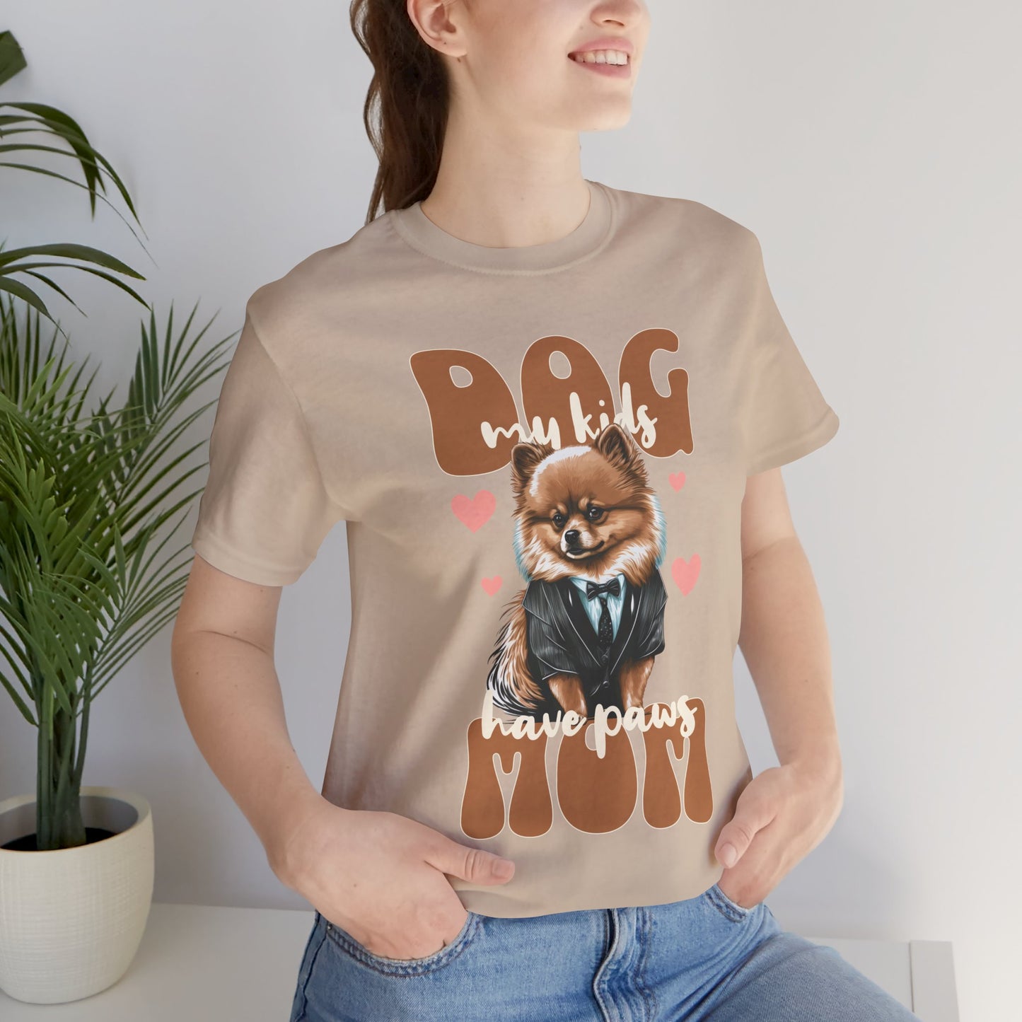 Dog Mom T-Shirt | Cute Pet Lover Unisex Tee - FPD