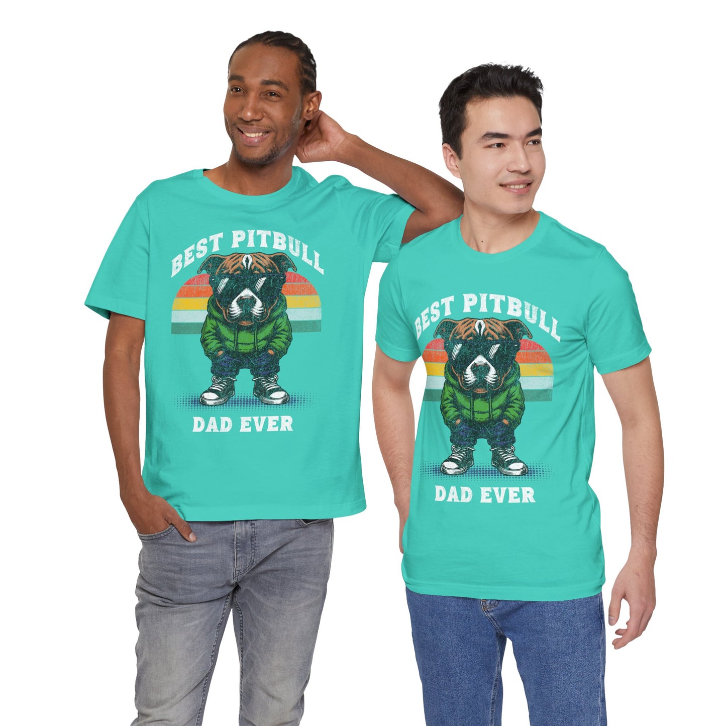 FPD - Unisex T-shirt - Best Pitbull Dad Ever Tee – Dog Lover Statement Shirt