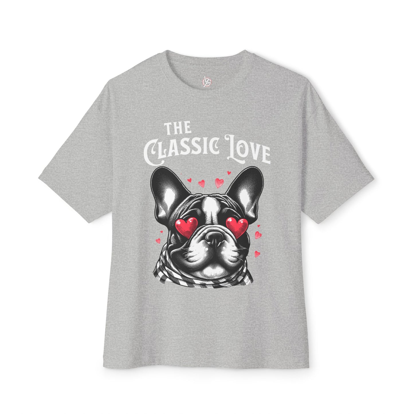 FPD - Pug Classic Love Oversized Tee – Cute Dog Lover Streetwear