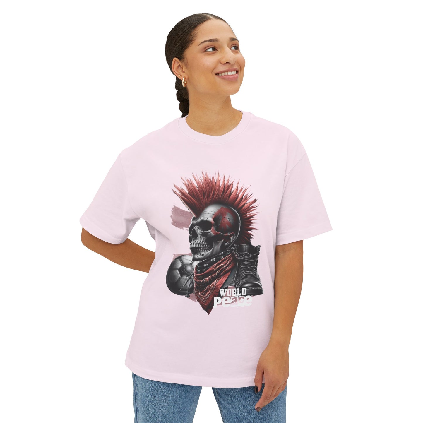 FPD - World Peace Oversized Tee — Dreamer & Peacemaker Statement Shirt