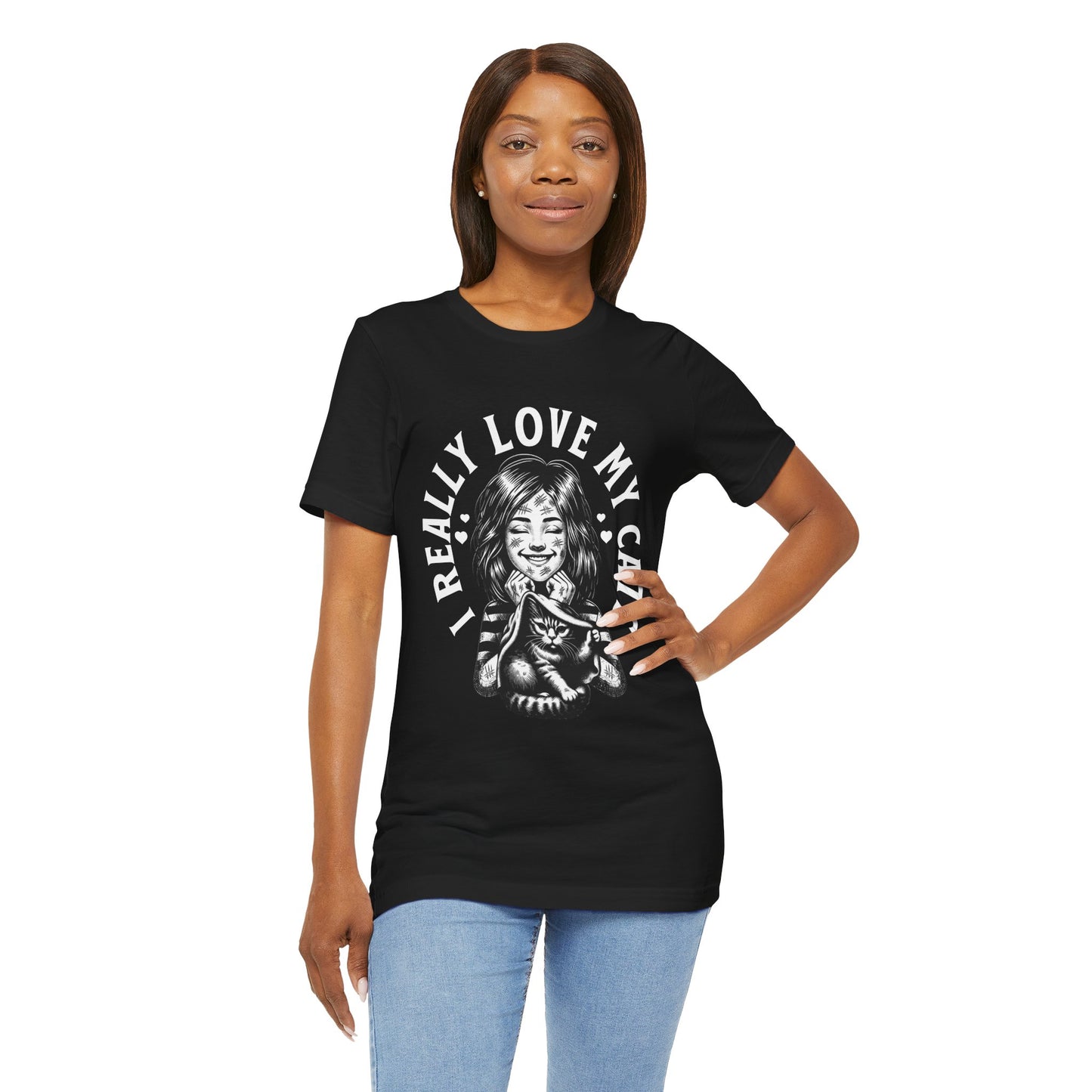 I Really Love My Cats T-Shirt | Cute Cat Lover Unisex Tee - FPD