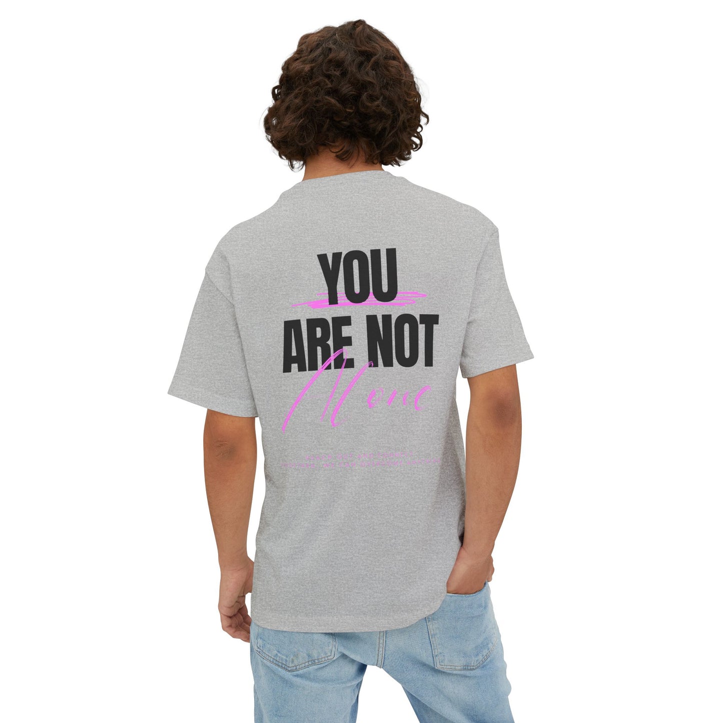 F&BPD - You Are Not Alone Oversized Tee – Hope & Awareness Shirt