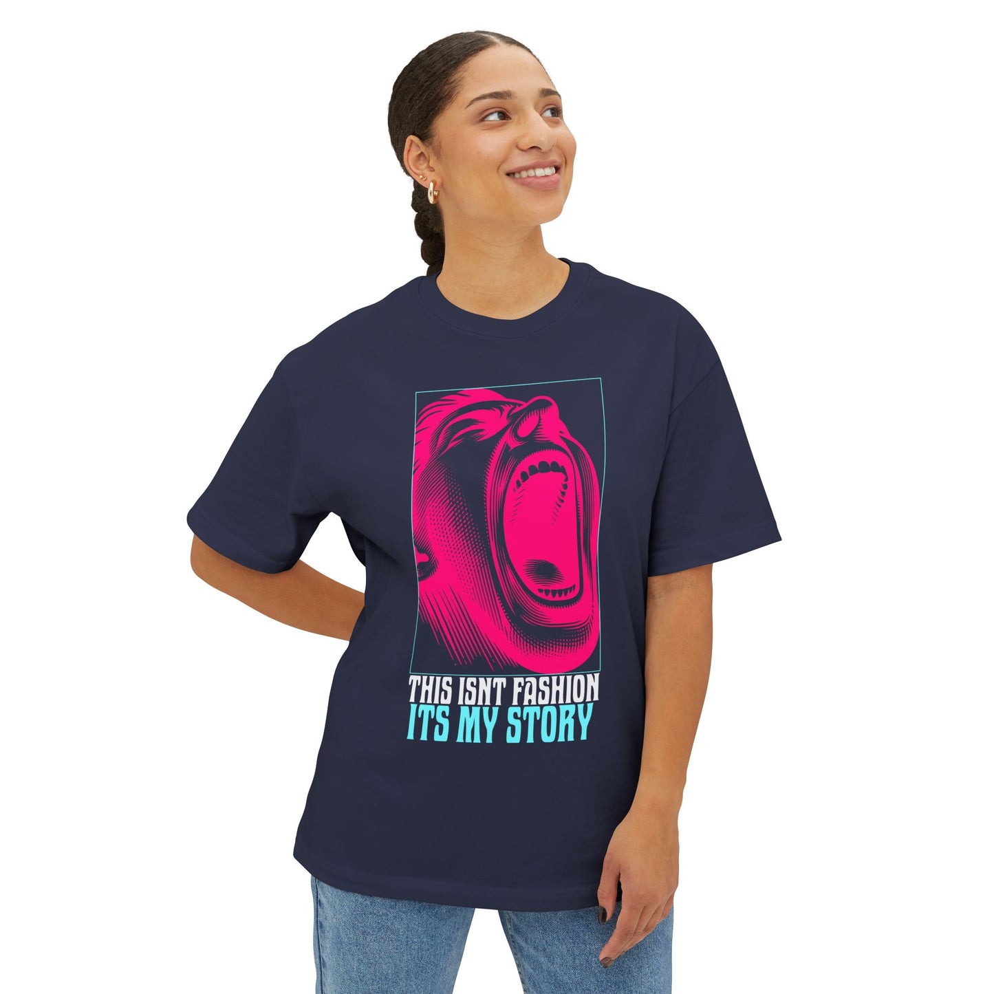 FPD - This Isn’t Fashion, It’s My Story Oversized Tee – Self-Expression Shirt